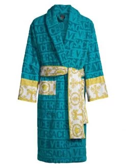 Versace Logo Baroque Bathrobe For Men White 22 Versace Logo Baroque Bathrobe For Men White -Versace Online Shop unnamed file 10