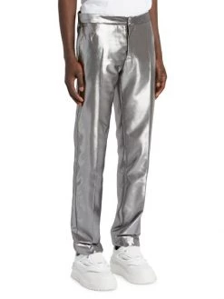 Versace Twill Lamé Trousers For Men -Versace Online Shop unnamed file 1023
