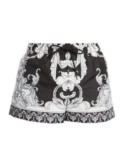 Versace Nylon Swim Boxers For Men Black White 6 Versace Nylon Swim Boxers For Men Black White -Versace Online Shop unnamed file 1035