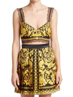 Versace Silk Heritage Print Bra Top -Versace Online Shop unnamed file 1046