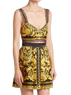 Versace Silk Heritage Print Bra Top -Versace Online Shop unnamed file 1047