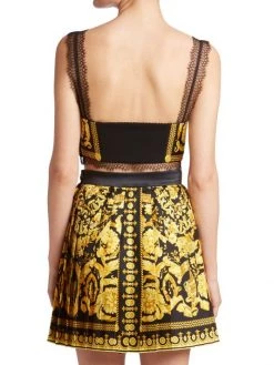 Versace Silk Heritage Print Bra Top -Versace Online Shop unnamed file 1048