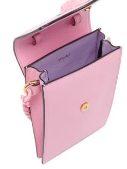 Versace La Medusa Leather Phone Case-On-Strap Baby Pink Versace Gold -Versace Online Shop unnamed file 1056
