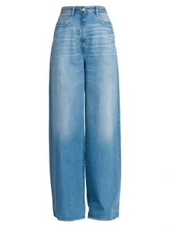 Versace Cotton High-Rise Jeans