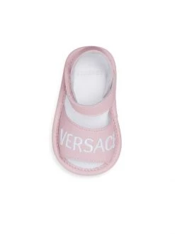 Versace Baby Girl's Logo Leather Sandals For Kids -Versace Online Shop unnamed file 1077