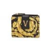 Versace Virtus Barocco-Print Quilted Leather Bi-Fold Wallet
