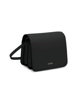 Versace La Medusa Leather Tri-Fold Shoulder Bag Baby Pink Baby Pink Versace Gold -Versace Online Shop unnamed file 1125