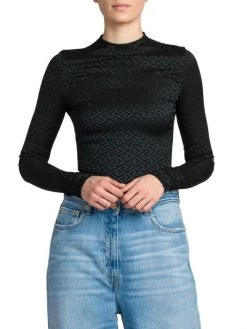 Versace Monogram Jersey Bodysuit -Versace Online Shop unnamed file 1156