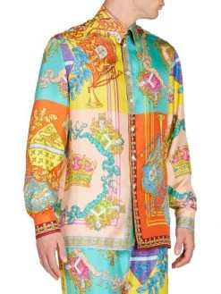 Versace Informal Royalty Shirt For Men -Versace Online Shop unnamed file 1164