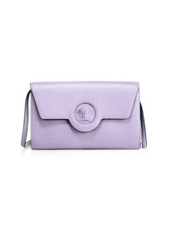 Versace La Medusa Leather Wallet-On-Strap Lilac -Versace Online Shop unnamed file 1187