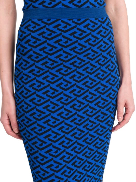 Versace La Greca Jacquard Pencil Skirt 6 Versace La Greca Jacquard Pencil Skirt - Image 6