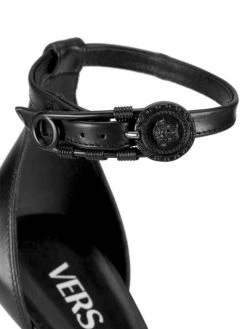 Versace 3-Strap Safety Pin Leather Sandals -Versace Online Shop unnamed file 1204