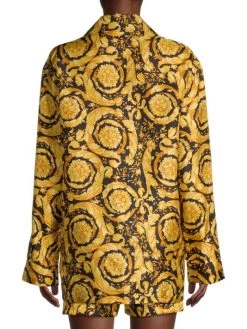 Versace Barocco Silk Sleep Shirt -Versace Online Shop unnamed file 121