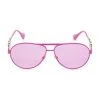 Versace 65MM Aviator Sunglasses Matte Pink