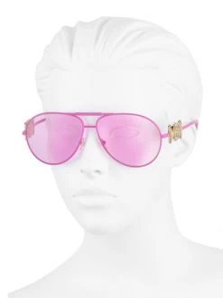 Versace 65MM Aviator Sunglasses Matte Pink 9 Versace 65MM Aviator Sunglasses Matte Pink -Versace Online Shop unnamed file 1222