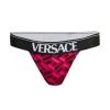 Versace Logo Band Jersey Thong