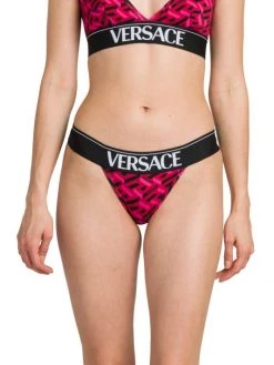 Versace Logo Band Jersey Thong -Versace Online Shop unnamed file 1228