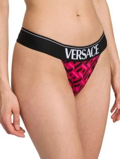 Versace Logo Band Jersey Thong -Versace Online Shop unnamed file 1231
