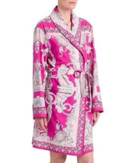Versace Silver Baroque Silk Robe -Versace Online Shop unnamed file 1240