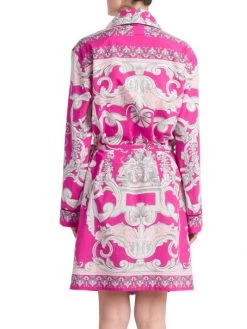 Versace Silver Baroque Silk Robe -Versace Online Shop unnamed file 1241