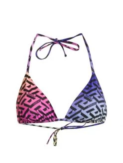 Versace Greca Signature Bikini Top