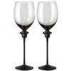 Versace Red Wine Glass Set