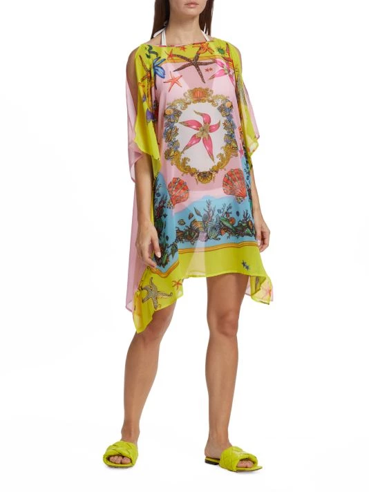 Versace Tresor De La Mer Sheer Belted Coverup 2 Versace Tresor De La Mer Sheer Belted Coverup - Image 2