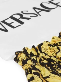 Versace Little Girl's & Girl's Logo Cotton Dress For Kids -Versace Online Shop unnamed file 1304
