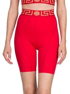 Versace Logo Stretch Cycling Shorts -Versace Online Shop unnamed file 1311