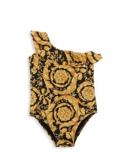 Versace Baby Girl's Barocco One-Piece Swimsuit For Kids