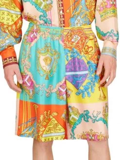 Versace Royalty Silk Shorts For Men -Versace Online Shop unnamed file 1357