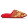 Versace Medusa Print Cotton Slippers White