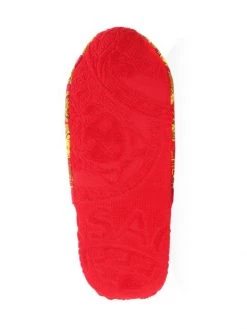 Versace Medusa Print Cotton Slippers White -Versace Online Shop unnamed file 1382