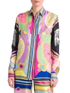 Versace Barocco Print Formal Shirt -Versace Online Shop unnamed file 1390