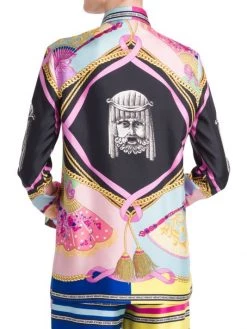 Versace Barocco Print Formal Shirt -Versace Online Shop unnamed file 1392