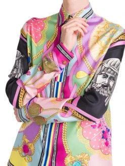 Versace Barocco Print Formal Shirt -Versace Online Shop unnamed file 1393