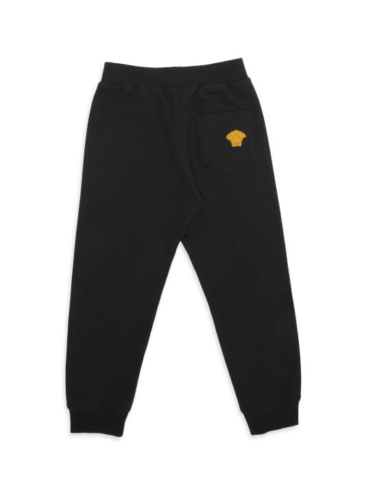 Versace Little Kid's & Kid's Felpa + Medusa Logo Sweatpants For Kids 1 Versace Little Kid's & Kid's Felpa + Medusa Logo Sweatpants For Kids
