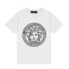 Versace Little Kid's & Kid's Medusa Logo T-Shirt For Kids