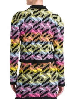 Versace Ombré La Greca Cardigan -Versace Online Shop unnamed file 1429