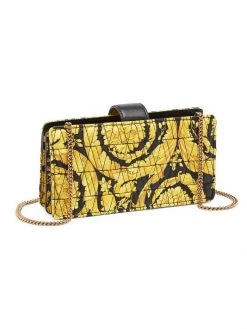 Versace Virtus Barocco-Print Quilted Leather Wallet-On-Chain -Versace Online Shop unnamed file 1438