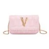 Versace Mini Virtus Quilted Leather Crossbody Bag
