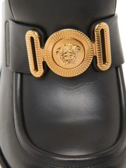 Versace Logo Platform Leather Loafers -Versace Online Shop unnamed file 1460