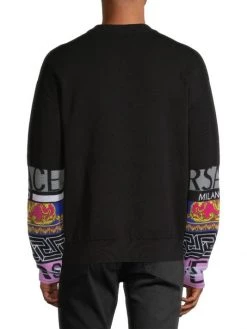 Versace Printed Sleeve Crewneck Sweater For Men -Versace Online Shop unnamed file 1471