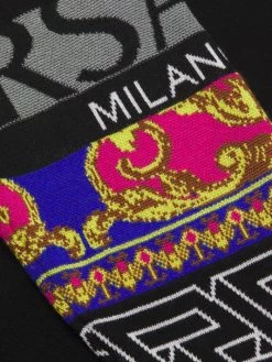 Versace Printed Sleeve Crewneck Sweater For Men -Versace Online Shop unnamed file 1472