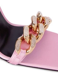 Versace Crystal Chain High-Heel Sandals -Versace Online Shop unnamed file 1490