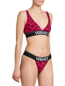 Versace Greek Signature Logo Band Bralette -Versace Online Shop unnamed file 1512