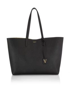 Versace Virtus Leather Tote