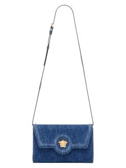 Versace La Medusa Denim Wallet-On-Strap -Versace Online Shop unnamed file 1572