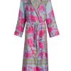Versace Printed Silk Long Robe