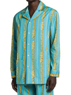 Versace Chainlink Pajama Shirt For Men -Versace Online Shop unnamed file 1617